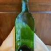Wine Bottle Serving Dish - w/ Cross formed on Back - Image 2