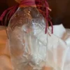 Wine Bottle Serving Dish - w/ Cross formed on Back - Image 5