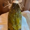 Wine Bottle Serving Dish - w/ Cross formed on Back - Image 9