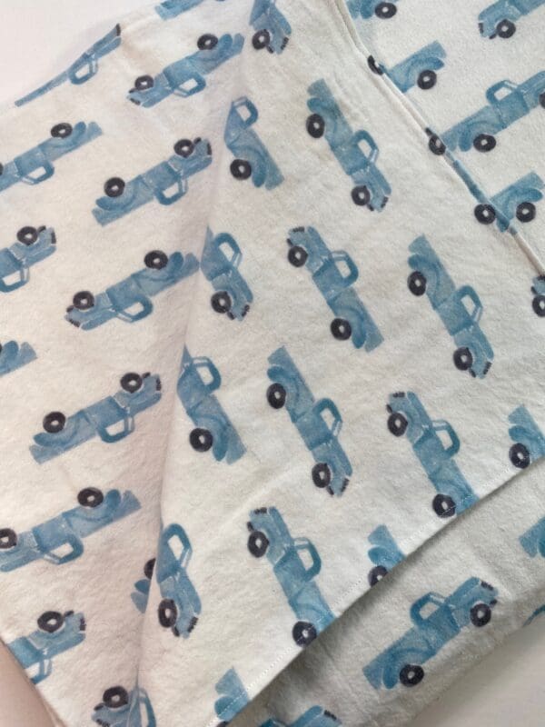 Blue Truck Baby Blanket - Image 5