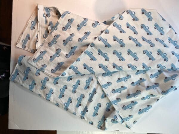 Blue Truck Baby Blanket - Image 4