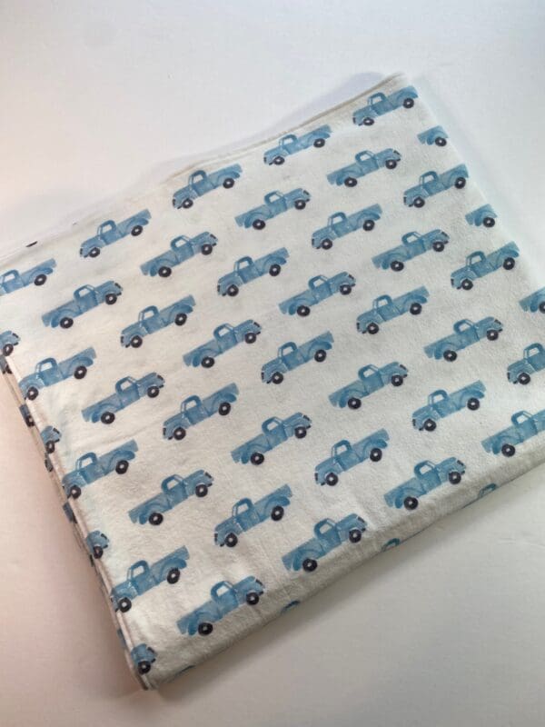 Blue Truck Baby Blanket