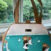 Wedding Carpet Bag with White Front Panel
