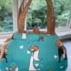 Wedding Carpet Bag with White Front Panel - Image 2