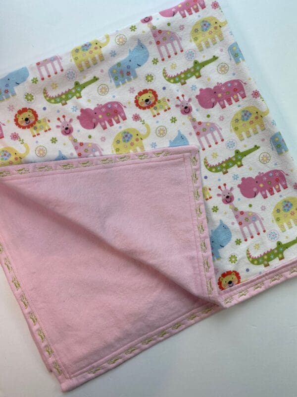 Zoo Animal Print Baby Blanket - Image 5