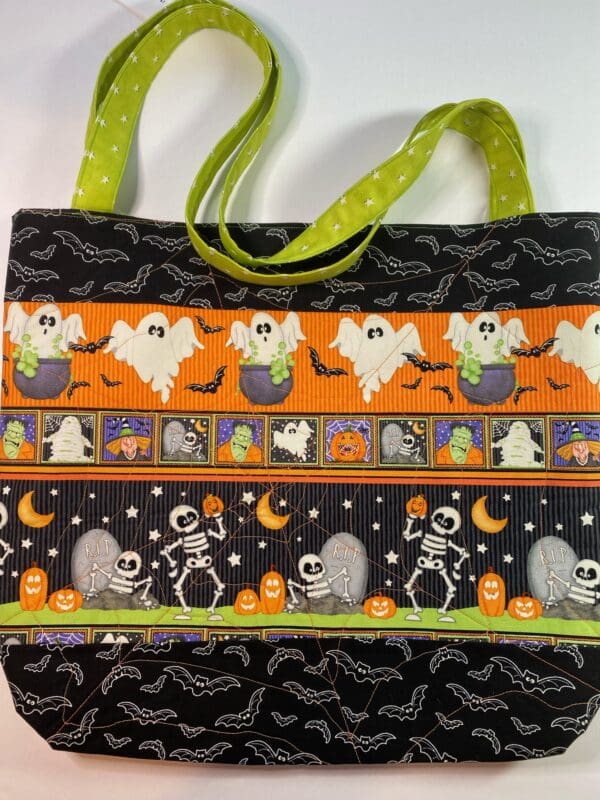 Halloween Quilted Tote Bag